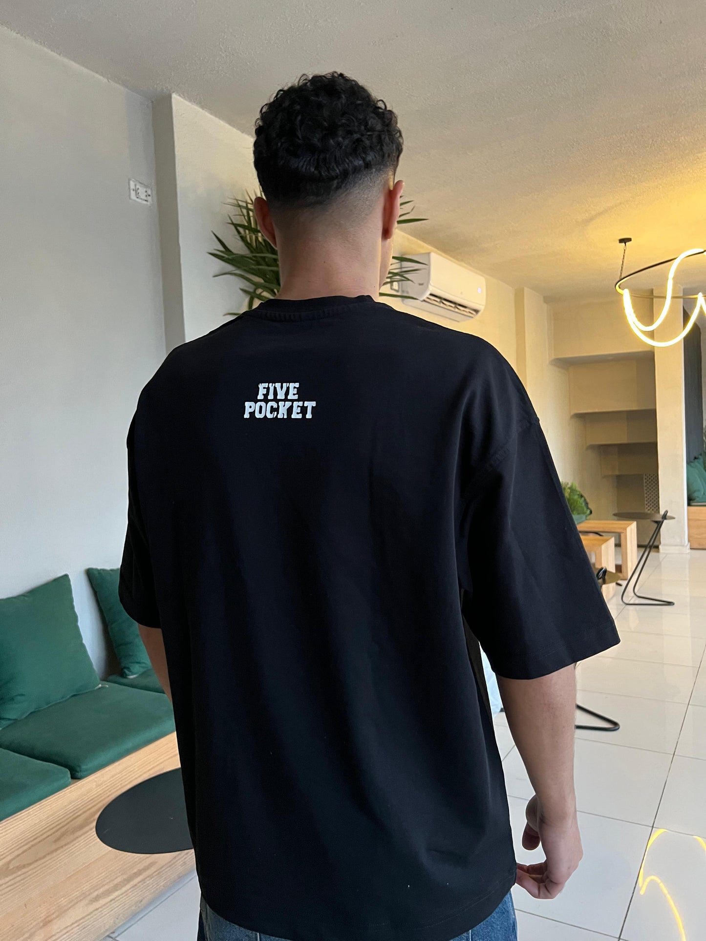 T_shirt five pocket black