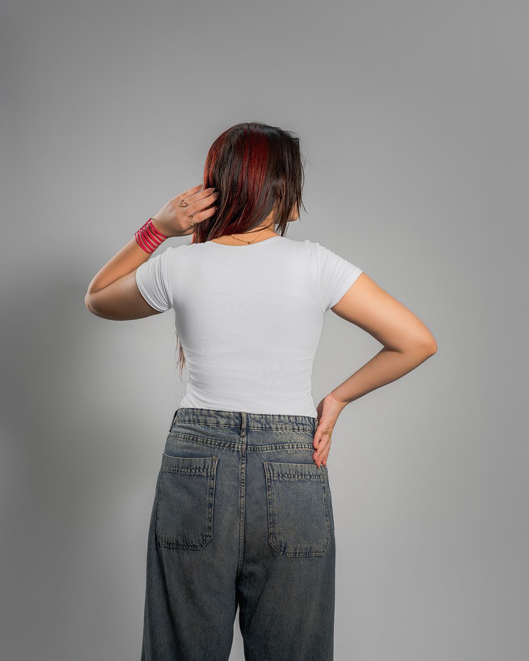 White basic top